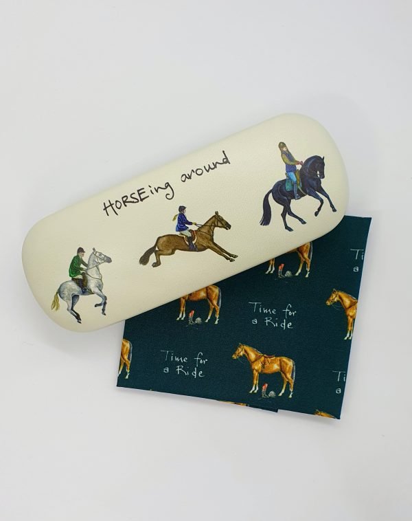 glasses case & Handkerchief horses