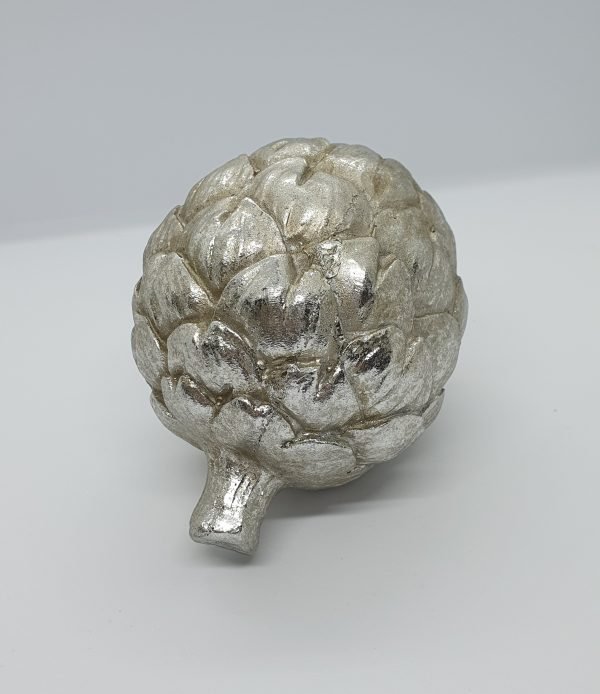 small silver artichoke